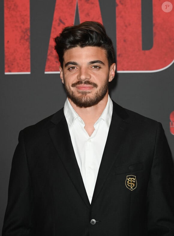 Romain Ntamack - Photocall de l'avant-première du film "Le Stade" au Grand Rex à Paris le 4 avril 2022. © Coadic Guirec / Bestimage