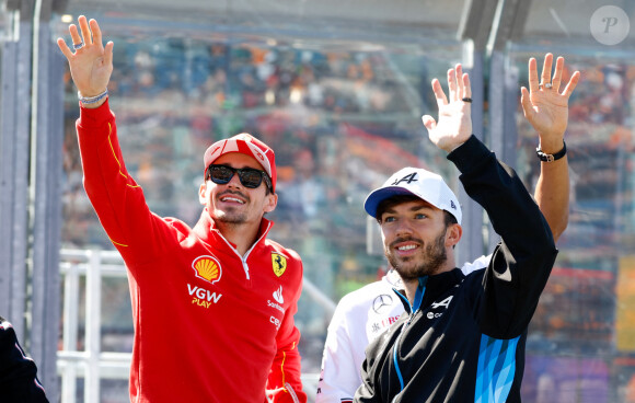 Charles Leclerc et Pierre Gasly.