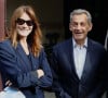 Pour rappel, les deux tourtereaux se sont rencontrés pour la première fois en 2007, avant de se marier dès l'année suivante
Nicolas Sarkozy et sa femme Carla Bruni vont voter pour le premier tour des législatives au lycée Jean de la Fontaine à Paris, France, le 30 juin 2024. © Christophe Clovis/Bestimage 