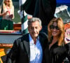 Les deux tourtereaux ont pu profité d'un cadre idyllique en bord de mer
Nicolas Sarkozy et sa femme Carla Bruni arrivent au Lido lors du 80ème édition du festival international du film de Venise, la Mostra, à Venise, Italie, le 2 septembre 2023. © SGP/Bestimage 