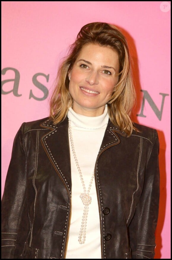 Christine Lemler, à l'occasion de la présentation de la nouvelle collection de la marque de lingerie Passionata, à l'Espace Cambon, à Paris, le23 mars 2010.