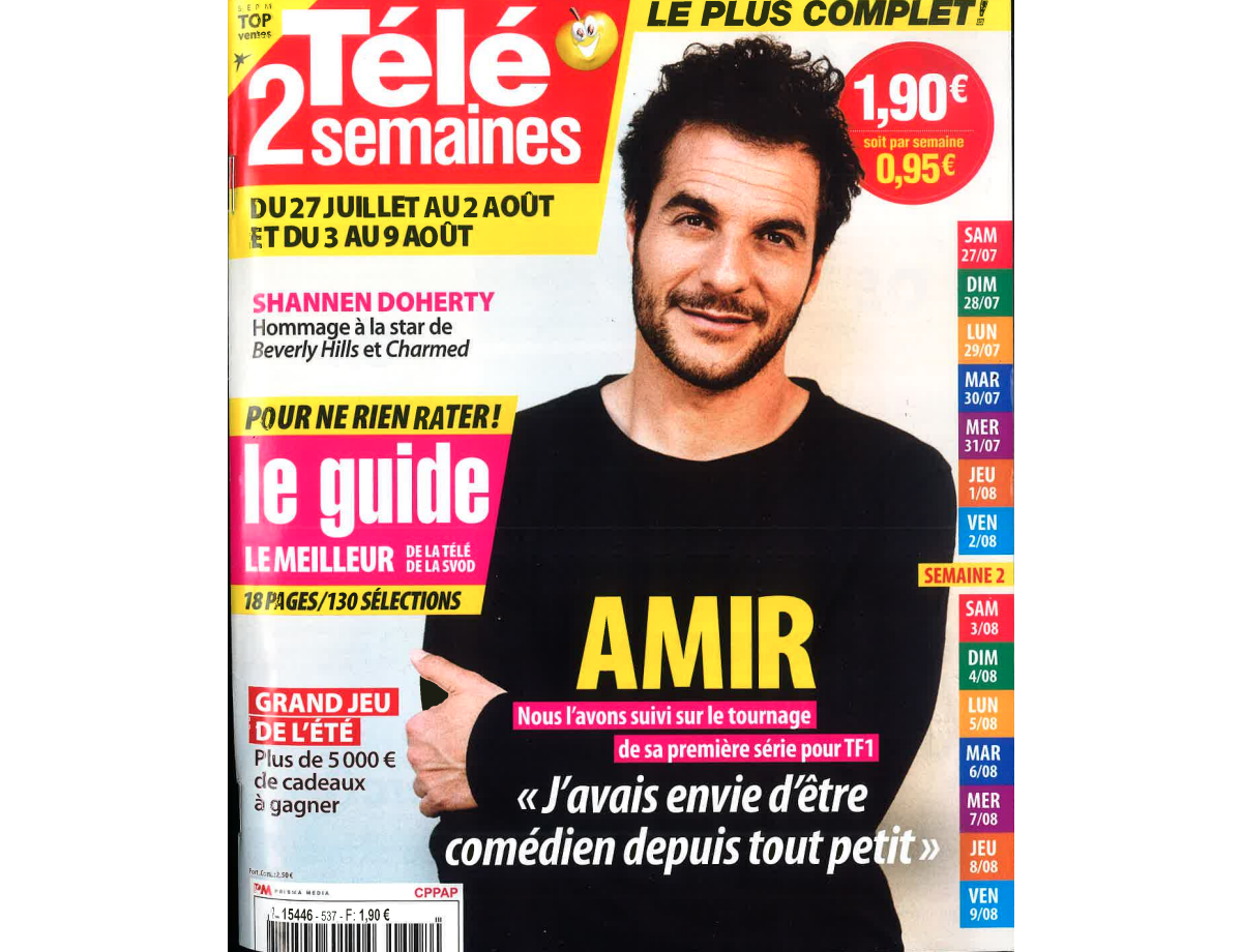 Photo Couverture Du Magazine Télé 2 Semaines Purepeople