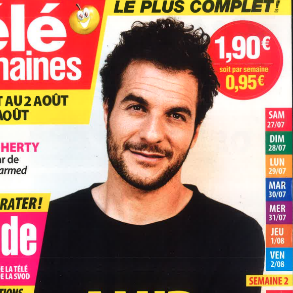 Couverture du magazine Télé 2 semaines.