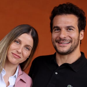 Amir Haddad et sa femme Lital - Célébrités au village des Internationaux de France de tennis de Roland Garros 2024 à Paris le 2 juin 2024. © Jacovides / Moreau / Bestimage