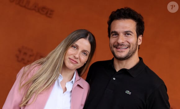 Amir Haddad et sa femme Lital - Célébrités au village des Internationaux de France de tennis de Roland Garros 2024 à Paris le 2 juin 2024. © Jacovides / Moreau / Bestimage