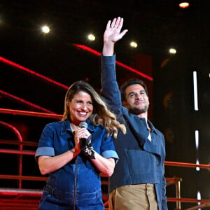 Exclusif - Amir Haddad a chanté, pour la première fois sur scène, avec sa femme Lital (enceinte) - Enregistrement de l'émission "La Chanson de l'Année 2022" à Toulon, diffusée le 4 juin sur TF1. © Bruno Bebert / Bestimage 