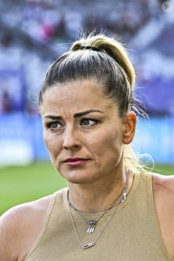 Laure Boulleau - Match de championnat de Ligue 1 Uber Eats opposant le Toulouse FC (TFC) et le Paris Saint-Germain (PSG) (1-1) au stade TFC à Toulouse, France, le 19 août 2023. Le match s'est terminé sur un match nul 1-1. © Thierry Breton/Panoramic/Bestimage 