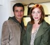 Il s'agit de Laurent Korcia
Julie Depardieu et Laurent Korcia à Paris en 2002.