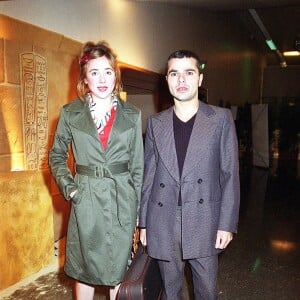 Julie Depardieu et Laurent Korcia au Stade de France en 2001.