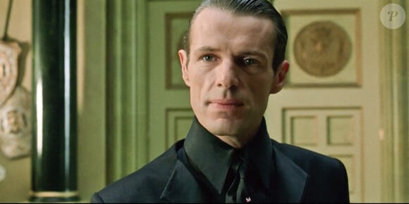 Lambert Wilson dans une scène du film ©Warner Bros : The Matrix Reloaded (2003). Photo by Alamy/ABACAPRESS.COM