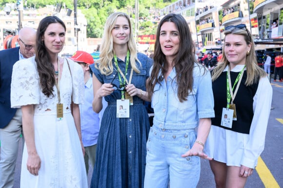 Tatiana Santo Domingo, Beatrice Borromeo, Charlotte Casiraghi et Camille Gottlieb assistent au GP de Monaco à Monte Carlo, championnat du monde de Formule 1 2024, le 25 mai 2024 à Monaco. Photo par Laurent Zabulon/ABACAPRESS.COM