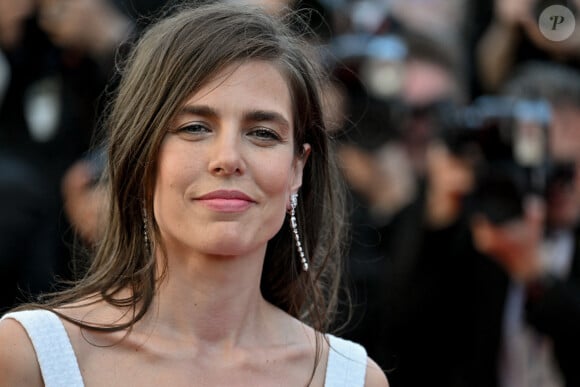 Charlotte Casiraghi à la première du film Marcello Mio lors du 77e Festival de Cannes à Cannes, France, le 21 mai 2024. Photo par Julien Reynaud/APS-Medias/ABACAPRESS.COM