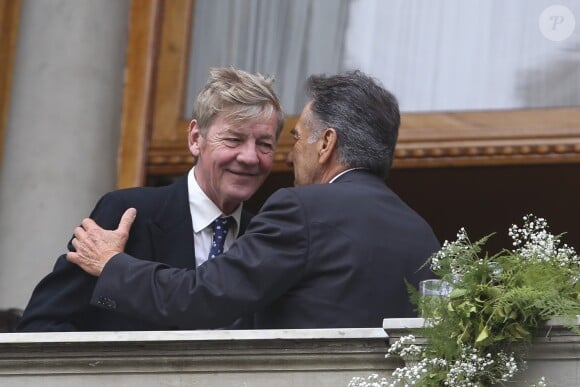 Le prince Ernst-August de Hanovre lors du déjeuner du mariage du prince Christian de Hanovre avec Alessandra de Osma à Lima au Pérou, le 16 mars 2018.