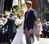 Il s'agit du 4e enfant d'Ernst August Jr., le beau-fils de Caroline de Monaco, et de son épouse Ekaterina Malysheva. 
Le prince Ernst August de Hanovre lors de son mariage religieux avec Ekaterina Malysheva à l'église Markkirche à Hanovre, en Allemagne, le 8 juillet 2017.