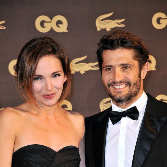 Bixente Lizarazu et son amie Claire Keim - Soiree GQ ' l'Homme de l'Annee 2012' au Musee d' Orsay a Paris le 16 Janvier 2013.