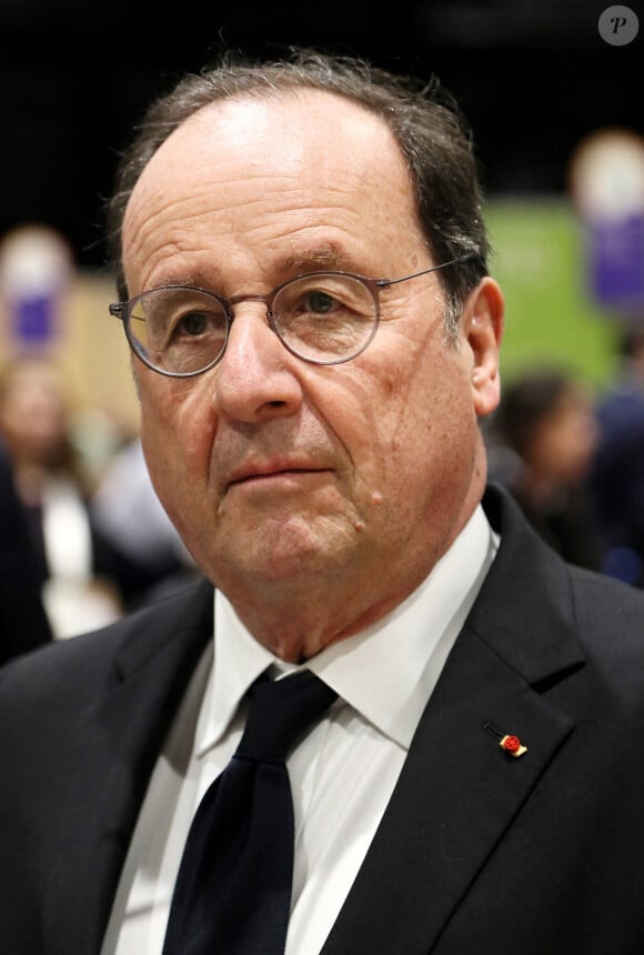 François Hollande est candidat aux élections législatives. L'ancien président de la République sera le candidat du Parti Socialiste et du Nouveau Front Populaire dans la première circonscription de la Corrèze.  Exclusif - François Hollande clôture le 6ème salon mondial de l'écologie "World Impact Summit 2024" à Bordeaux, France, le 8 mars 2024. © Patrick Bernard/Bestimage