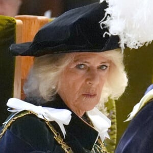 Y'a-t-il eu des tensions entre Camilla et William ces derniers mois ?
Le prince Edward, duc d'Edimbourg, Le roi Charles III d'Angleterre et Camilla Parker Bowles, reine consort d'Angleterre, Le prince William, prince de Galles - La famille royale assiste à une cérémonie de l'ordre de Thistle à la cathédrale Saint-Gilles d'Edimbourg.