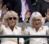 Le contrat d'Annabel Elliott, soeur de Camilla embauchée pour rénover les maisons de vacances du prince et de la princesse de Galles, n'a pas été renouvelé
La reine consort d'Angleterre Camilla Parker Bowles and her younger sister, Annabel Elliot dans les tribunes de Wimbledon, lors de la 10ème journée du tournoi de tennis. Le 10 juillet 2024