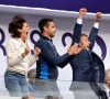 Amélie Oudéa-Castéra et Emmanuel Macron ont assisté au match de rugby à 7 entre la France et les Fidji
Amélie Oudéa-Castéra, Tony Estanguet, Emmanuel Macron - Les célébrités assistent à la Finale de Rugby à 7 opposant la France aux Fidji lors des Jeux Olympiques de Paris (JO) au Stade de France à Saint-Denis, Seine Saint-Denis,