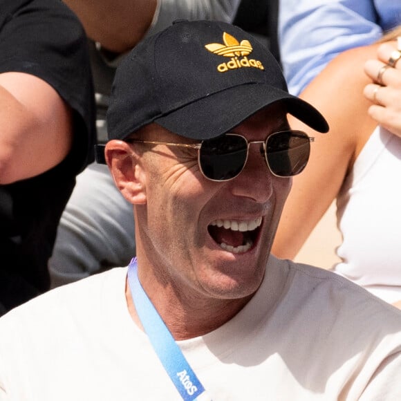 Zinédine Zidane a été aperçu dans les tribunes de Roland-Garros
Zinédine Zidane et sa femme Véronique assistent à l'épreuve de tennis (Rafael Nadal) lors des Jeux Olympiques de Paris (JO) à Roland Garros, à Paris, France. © Jacovides-Perusseau/Bestimage