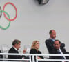 Pour rappel, les tourtereaux sont tous deux fans de rugby !
Cérémonie d'ouverture des Jeux Olympiques (JO) de Paris 2024 le 26 juillet 2024 - Julie Gayet et son compagnon François Hollande aux côtés de Nicolas Sarkozy. (Credit Image: © Mickael Chavet/ZUMA Press Wire)