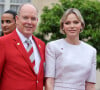 Albert et Charlene de Monaco viennent d'accorder une interview exclusive à "Paris Match"
Le prince Albert II de Monaco et la princesse Charlène de Monaco - Emmanuel Macron, Président de la République Française, et la Première dame Brigitte Macron, accueillent les chefs d'Etat et de gouvernement présents à Paris pour la cérémonie d'ouverture des Jeux Olympiques de Paris (JO). © Dominique Jacovides- Pierre Perusseau /Bestimage 