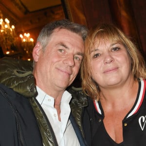 Bruno Gaccio et Michèle Bernier - Générale du woman show "Vive Demain !" de Michèle Bernier au théâtre des Variétés à Paris. © Coadic Guirec/Bestimage