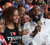 Teddy Riner est aux anges avec son épouse Luthna !
Teddy Riner célèbre son titre olympique en famille à l'Arena Champ-de-Mars aux Jeux olympiques de Paris. Photo by Eliot Blondet/ABACAPRESS.COM