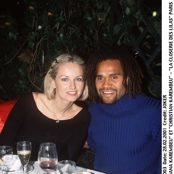 Adriana et Christian Karembeu.