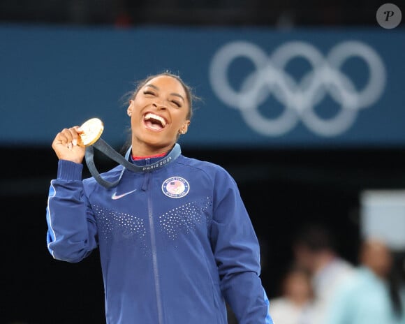 La championne américaine a eu des problèmes mentaux lors des JO de Tokyo

Simone Biles lors des Jeux olympiques de Paris 2024. (Credit Image: © David G. McIntyre/ZUMA Press Wire)