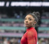 "Une médaille olympique, c'est énorme ; mais avoir une vie normale, c'est mieux", ajoute l'entraîneuse de Simone Biles

Simone Biles - Célébrités assistent aux épreuves de gymnastique lors des Jeux Olympiques de Paris2024 (JO) le 3 aout 2024. © Perusseau-Jacovides-Bestimage