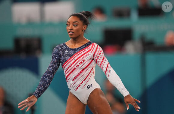 "Elle avait honte quand elle est arrivée au village olympique", ajoute Cécile Canqueteau-Landi

Simone Biles et ses coéquipières remportent la médaille d'or lors de la finale de gymnastique artistique féminine par équipe aux Jeux Olympiques de Paris2024 (JO), le 30 juillet 2024.