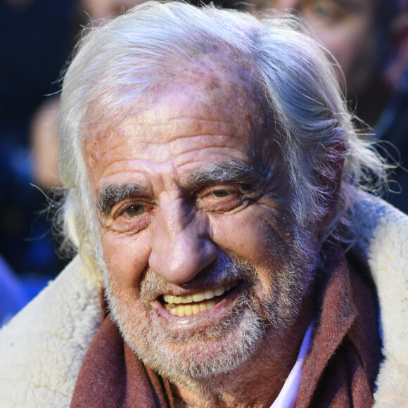 Exclusif - Jean-Paul Belmondo - Backstage et cocktail lors du troisième round de "La Conquête" à la Seine Musicale à Boulogne-Billancourt, le 16 décembre 2017. Le boxeur français T. Yoka a remporté samedi soir son troisième succès chez les pros. © Rachid Bellak/Bestimage 