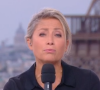 Mais aucune information n'avait fuité concernant la cause de ce petit pépin de santé heureusement sans gravité
Anne-Sophie Lapix et son attelle en direct du JT de France 2 pendant les Jeux olympiques