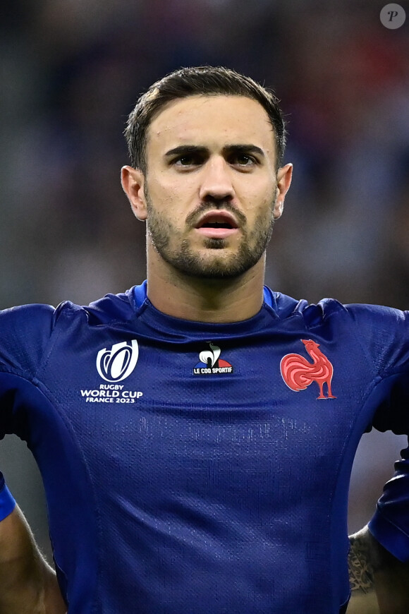 Melvyn Jaminet ( 15 - France ) - Coupe du Monde de Rugby France 2023 du match de Poule A entre la France et l'Uruguay (27-12) au stade Pierre-Mauroy à Lille le 14 septembre 2023.