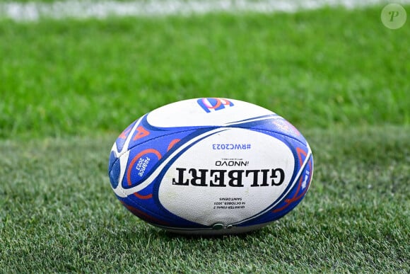 La FFR indique qu'une cellule psychologique a été mise en place pour les coéquipiers de Medhi Narjissi

Illustration ballon - Coupe du Monde de Rugby France 2023 - Match de quart de finale "Irlande - Nouvelle Zélande (24-28)" à Saint-Denis, le 14 octobre 2023.