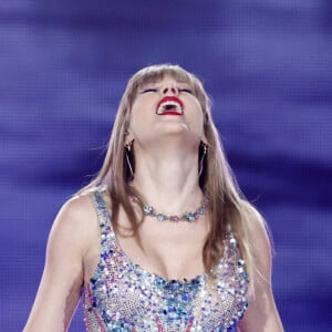 Les Swifties ont appris que les concerts de leur idole à Vienne étaient annulés. 
Taylor Swift lors de son concert à Stockholm en Suède le 17 mai 2024. 