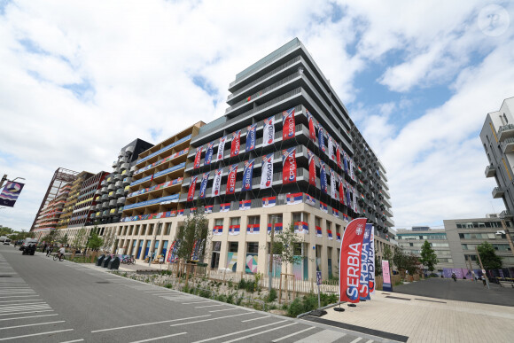 Bâtiments du village olympique des Jeux olympiques de Paris 2024. (Credit Image: © Mickael Chavet/ZUMA Press Wire)