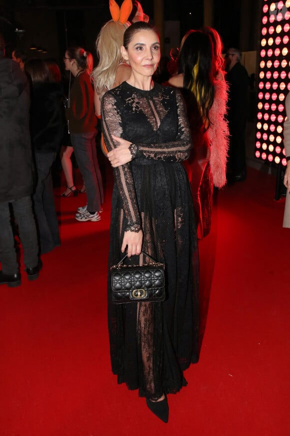 Clotilde Courau, Princesse de Savoie - " Dîner de la Mode " au bénéfice du Sidaction, au Palais de Tokyo, dans le cadre de la Fashion Week de Paris. Le 25 Janvier 2024. © Bertrand Rindoff Petroff / Bestimage 