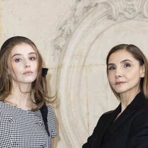 Vittoria de Savoie, Clotilde Courau au photocall du défilé Dior Haute Couture Printemps/Été 2024 dans le cadre de la Fashion Week de Paris (PFW), au musée Rodin à Paris, France, le 22 janvier 2024. © Olivier Borde/Bestimage 