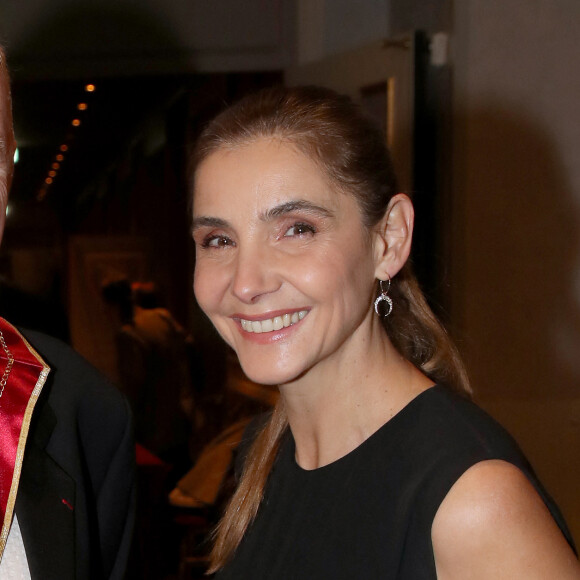 Exclusif - Clotilde Courau, Princesse de Savoie - Chapitre annuel de la "Confrérie des Compagnons de Gutenberg", avec la remise des Grades, à l'Hôtel Westin Vendôme de Paris, France. Le 17 Novembre 2023. © Bertrand Rindoff / Bestimage 