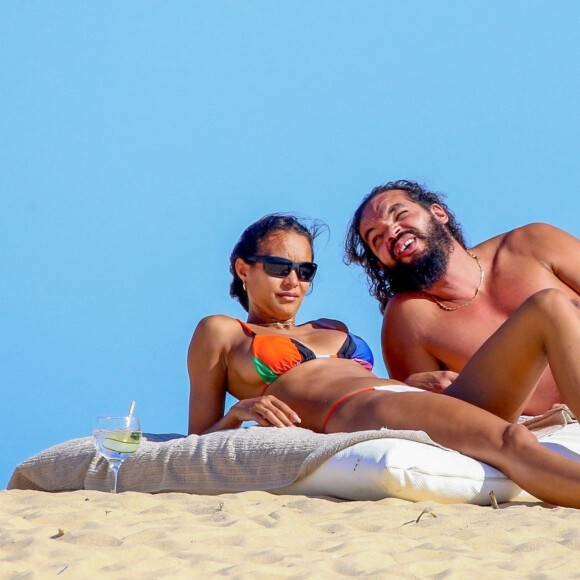 Bahia, BRESIL - EXCLUSIF - L'ancien joueur des Chicago Bulls Joakim Noah et le mannequin brésilien Laís Ribeiro ont été vus en train de prendre le soleil à Trancoso, Bahia, profitant des plages pittoresques du Brésil. Sur la photo : Joakim Noah, Laís Ribeiro