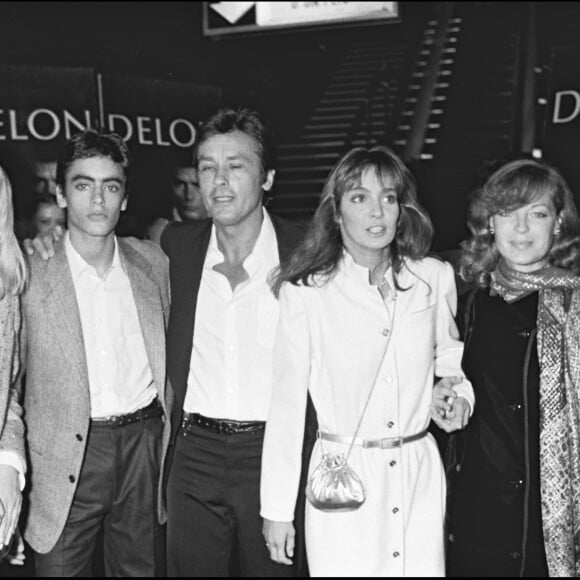 Romy Schneider, Mireille Darc, Anthony Delon, Alain Delon et Anne Parillaud.