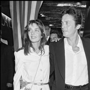 Alain Delon, Anne Parillaud et Romy Schneider en 1981.