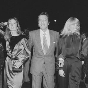 Alain Delon, Anne Parillaud et Mireille Darc en 1981.