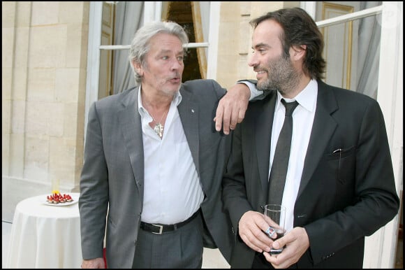 Alain Delon et son fils aîné Anthony Delon.