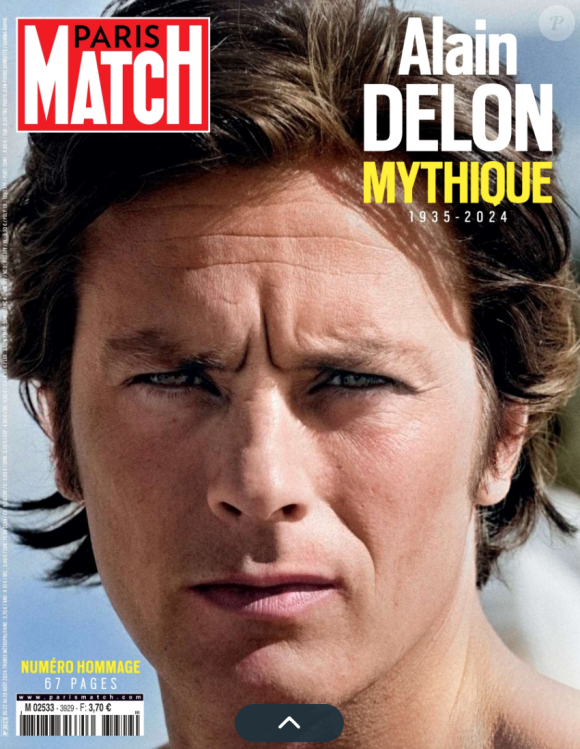 Couverture du magazine "Paris Match", hors série consacré à la star