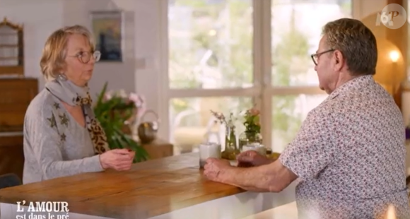 Gilles (L'amour est dans le pré) en speed-dating avec Isabelle. M6