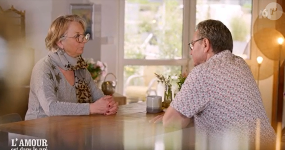 Gilles (L'amour est dans le pré) en speed-dating avec Isabelle. M6