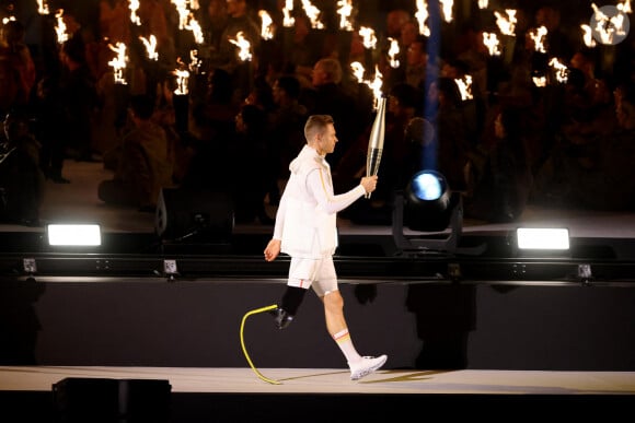 Markus Rehm lors de la cérémonie d'ouverture des jeux paralympiques Paris 2024 place de la Concorde à Paris le 28 août 2024. © Jacovides / Perusseau / Bestimage  Opening ceremony of the Paris 2024 Paralympic Games at Place de la Concorde in Paris on 28 August 2024 